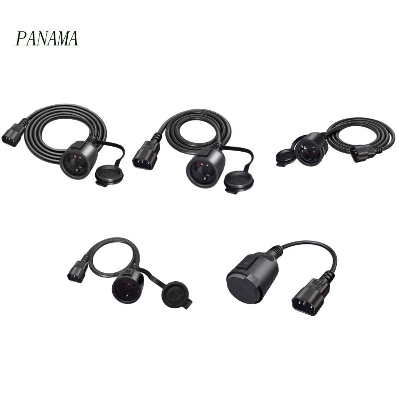 Dây Cáp Kết Nối Chuyển Đổi NAMA IEC320 C14 Sang EU4.8mm AC 3 Đầu Đực Sang Đầu Cái Ốp