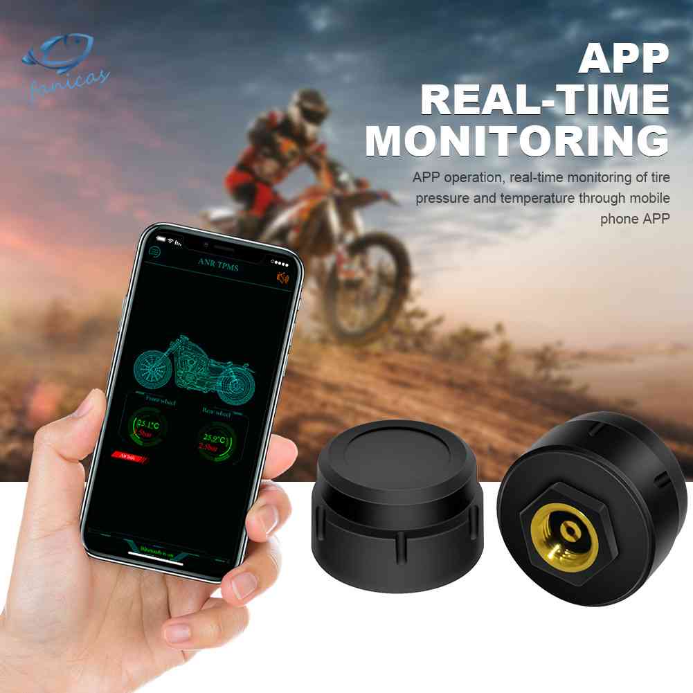 Cảm Biến Áp Suất Lốp TPMS Tiết Kiệm Nhiên Liệu Mini Cho Xe Mô Tô