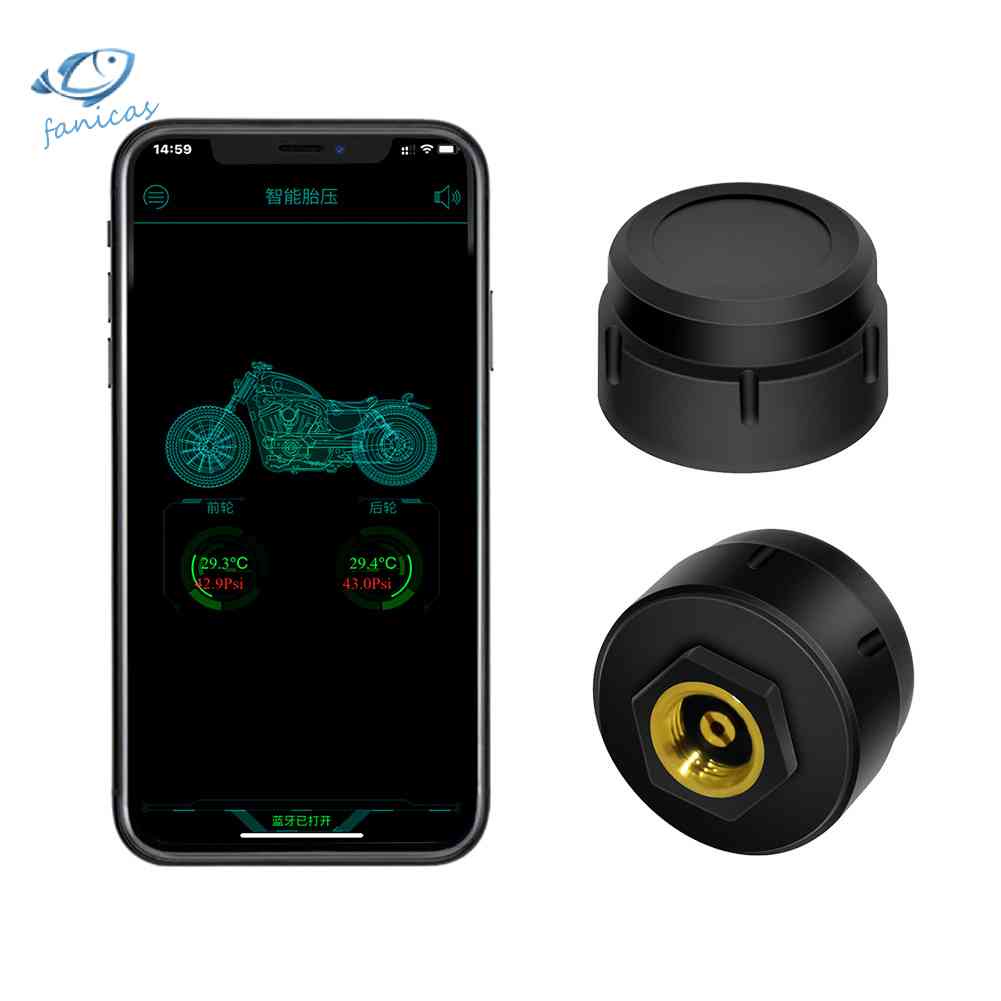Cảm Biến Áp Suất Lốp TPMS Tiết Kiệm Nhiên Liệu Mini Cho Xe Mô Tô