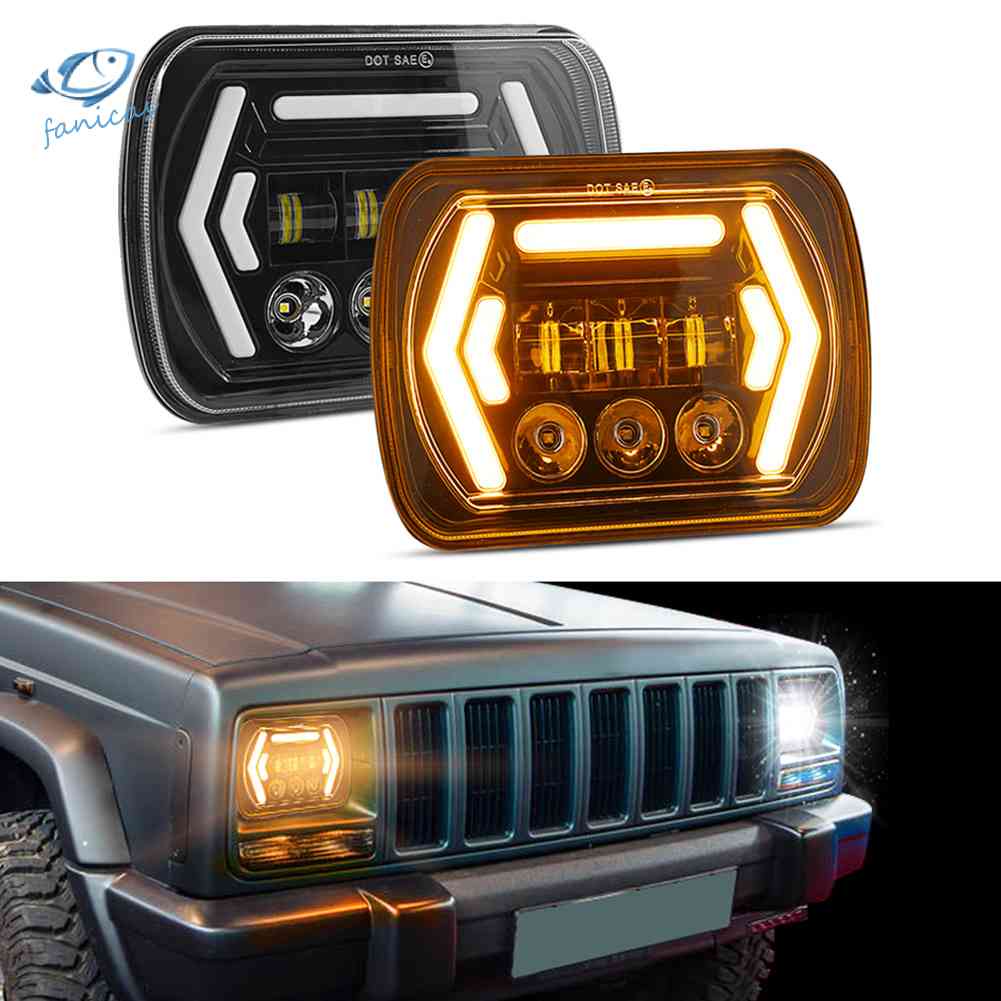 Đèn Pha LED Chống Nước 5x7 / 7x6 inch Cho Wrangler