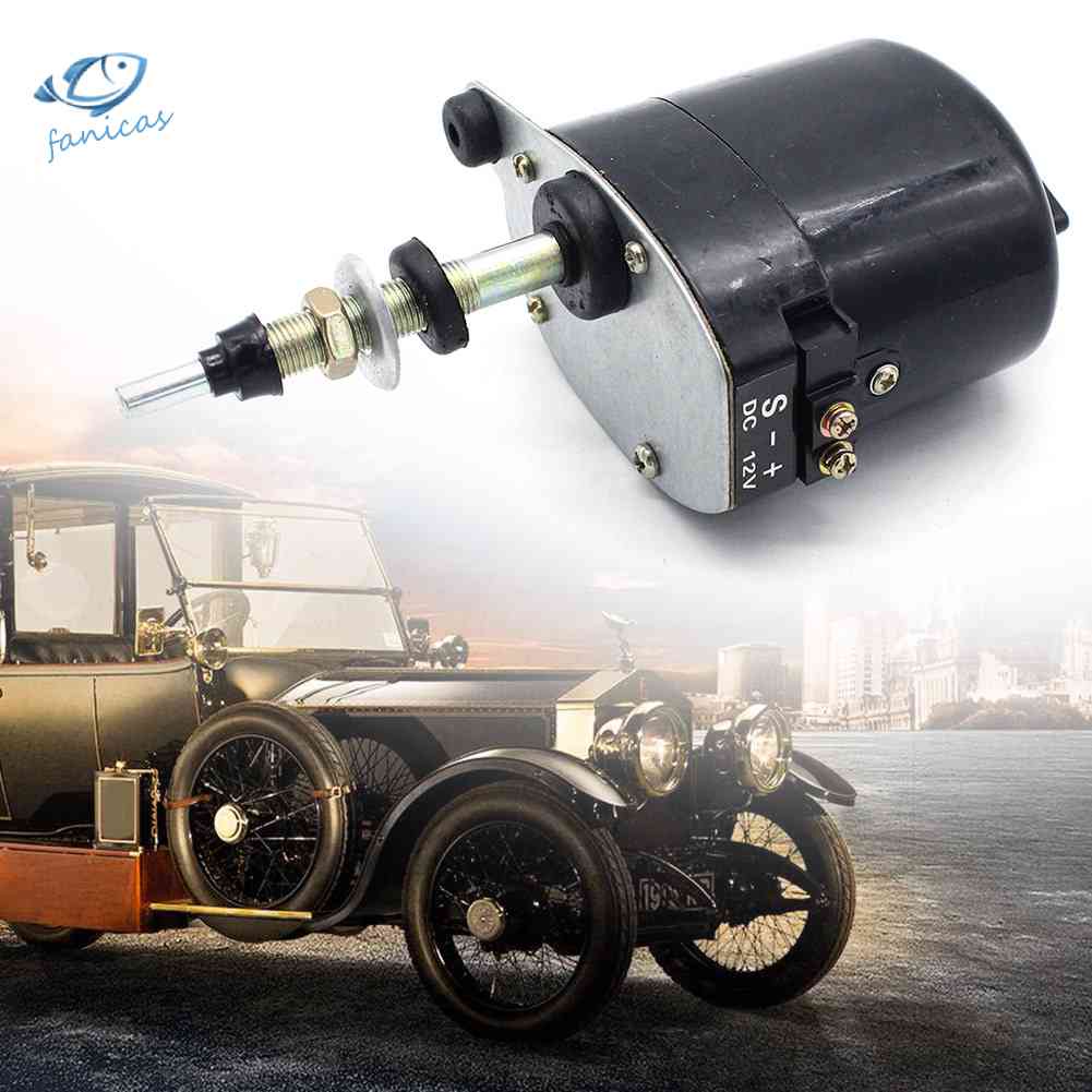 Cần Gạt Nước 12V 105 Độ Chuyên Dụng Cho Kính Chắn Gió Xe Máy Kéo