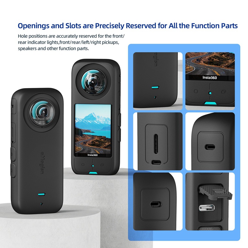 Ốp Điện Thoại Silicon Bảo Vệ 360 Độ Cho Camera Insta 360 One X3