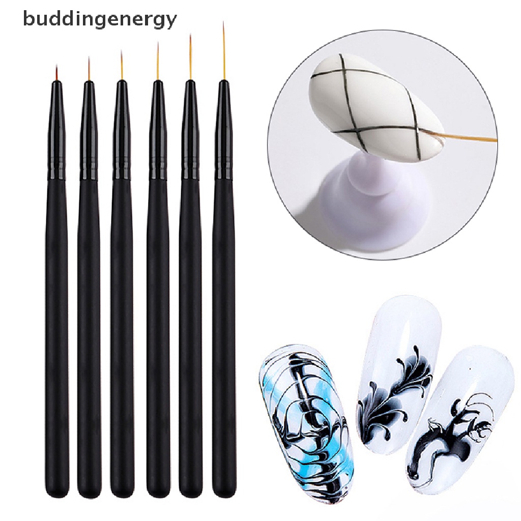 1 Cọ Vẽ Móng Nghệ Thuật Tay Cầm Màu Đen Tiện Dụng