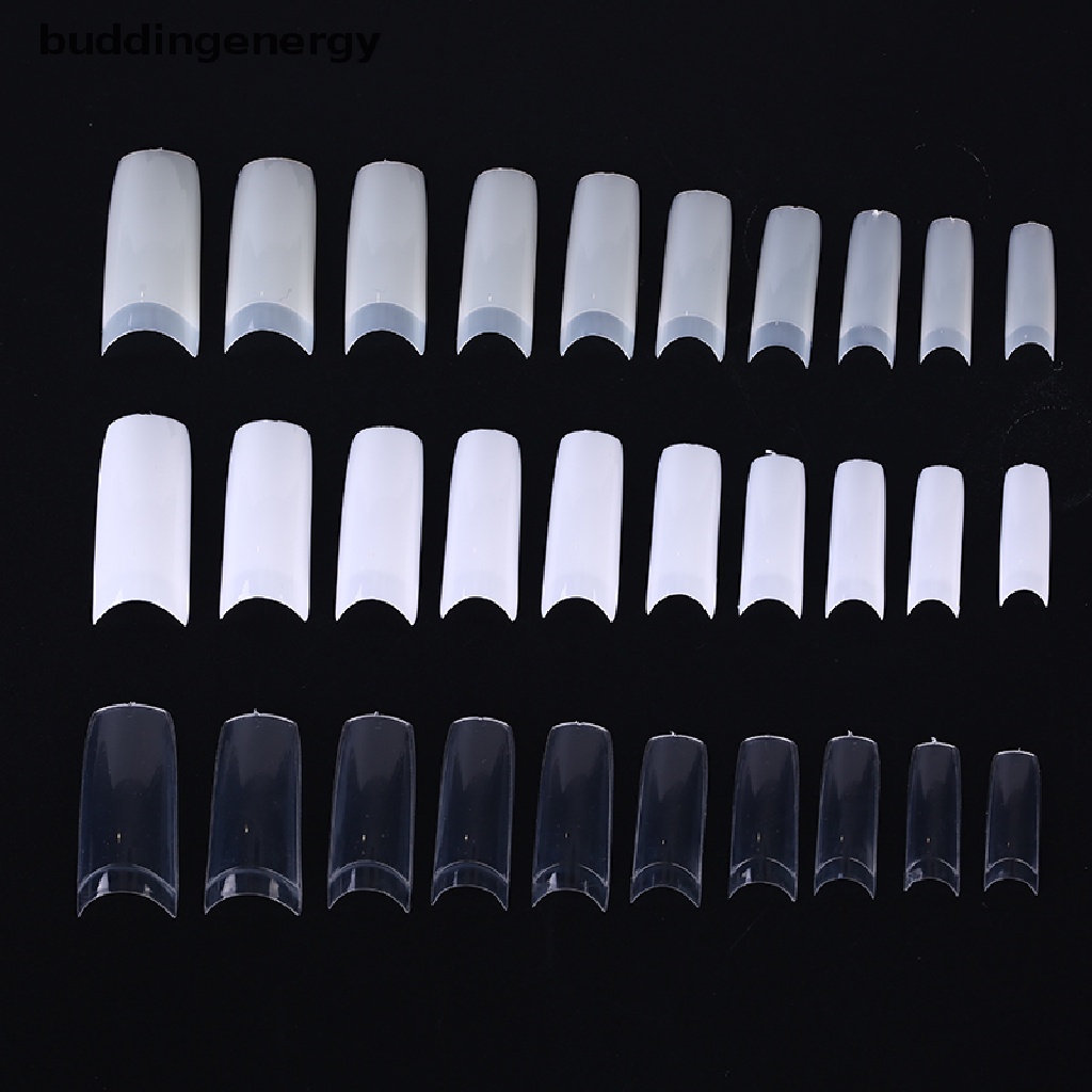 Set 500 Móng Tay Giả Trong Suốt Bằng Acrylic UV