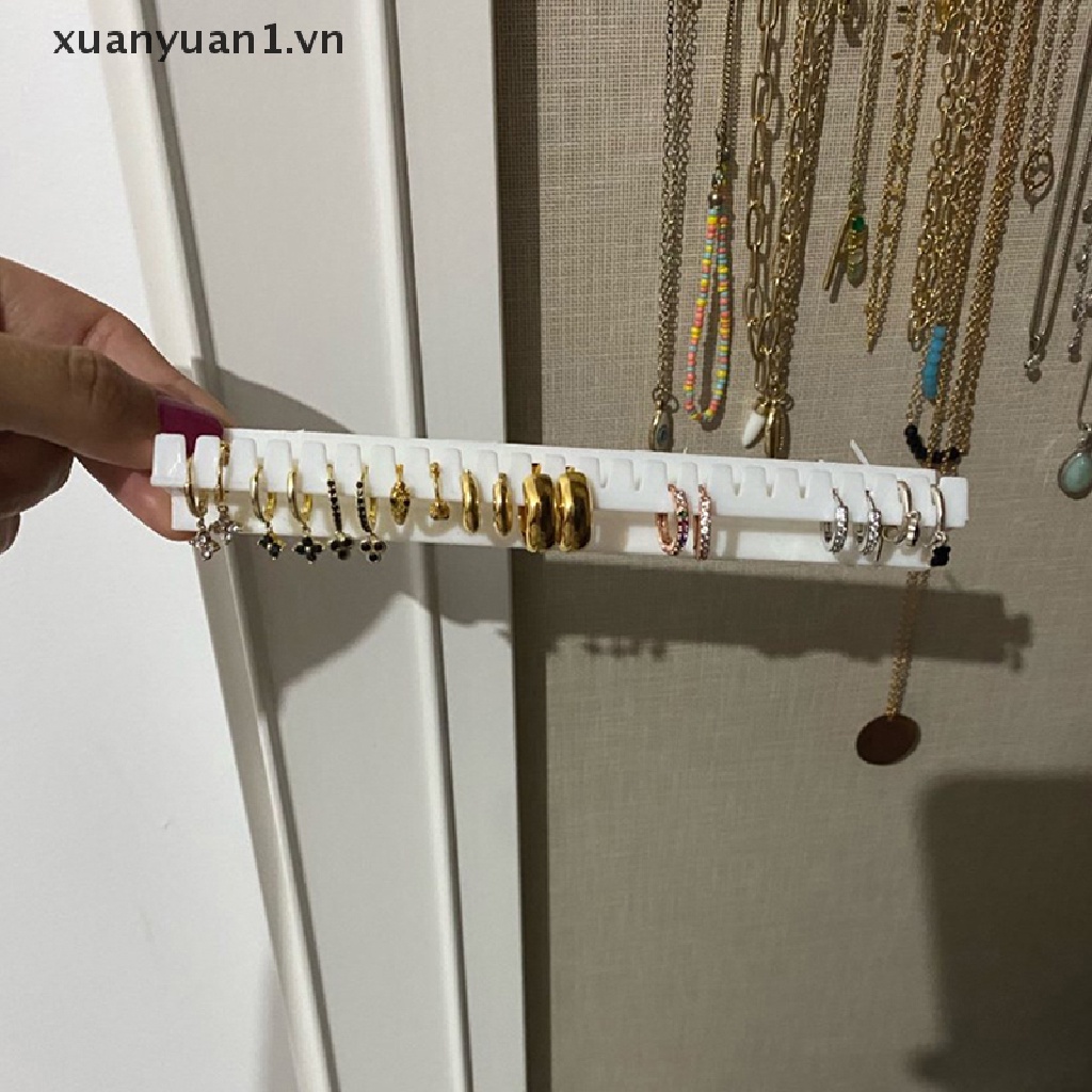 Set 9 Móc Treo Trang Sức Dán Tường Tiện Lợi