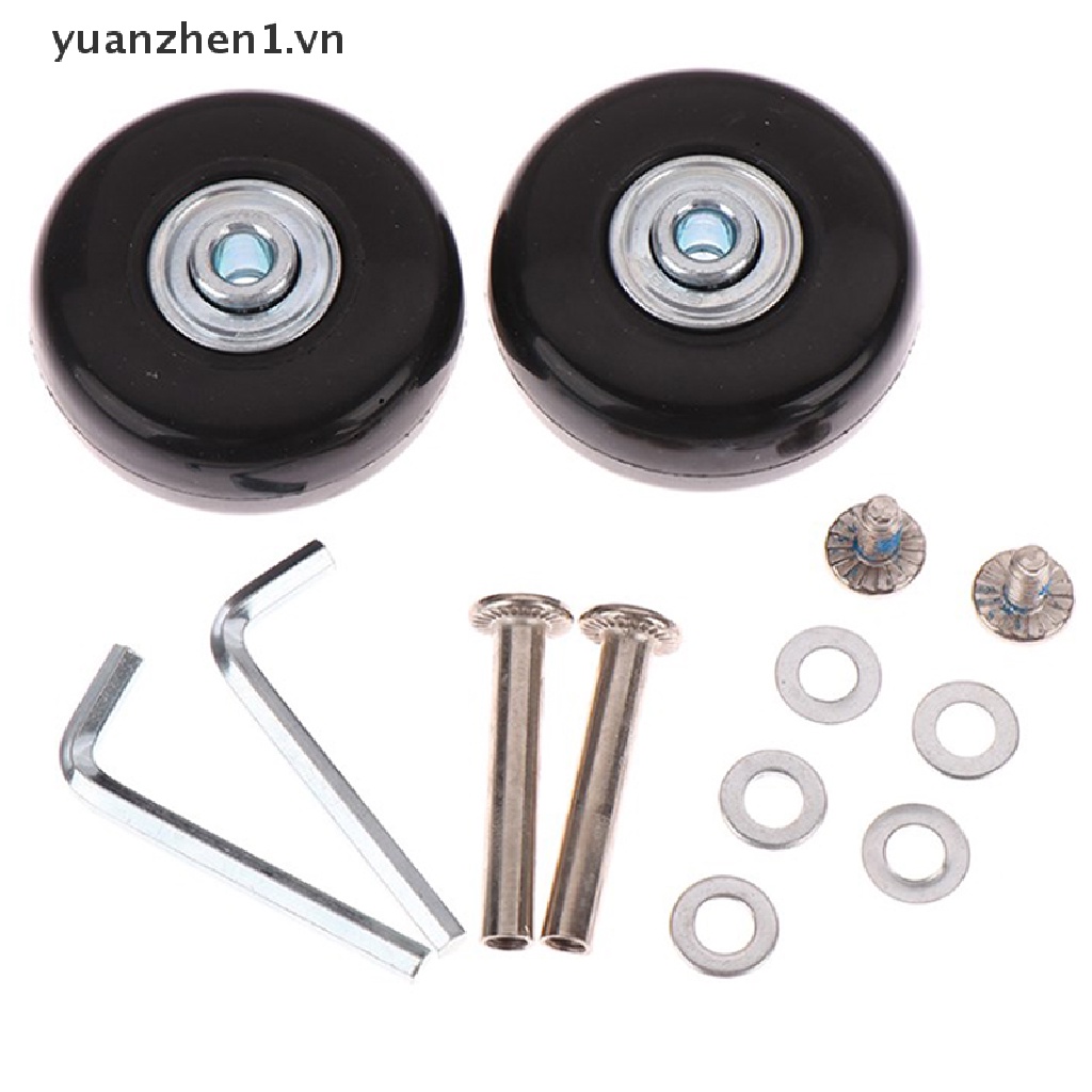 Bánh Xe Vali Thay Thế Màu Đen Kèm Ốc Vít
