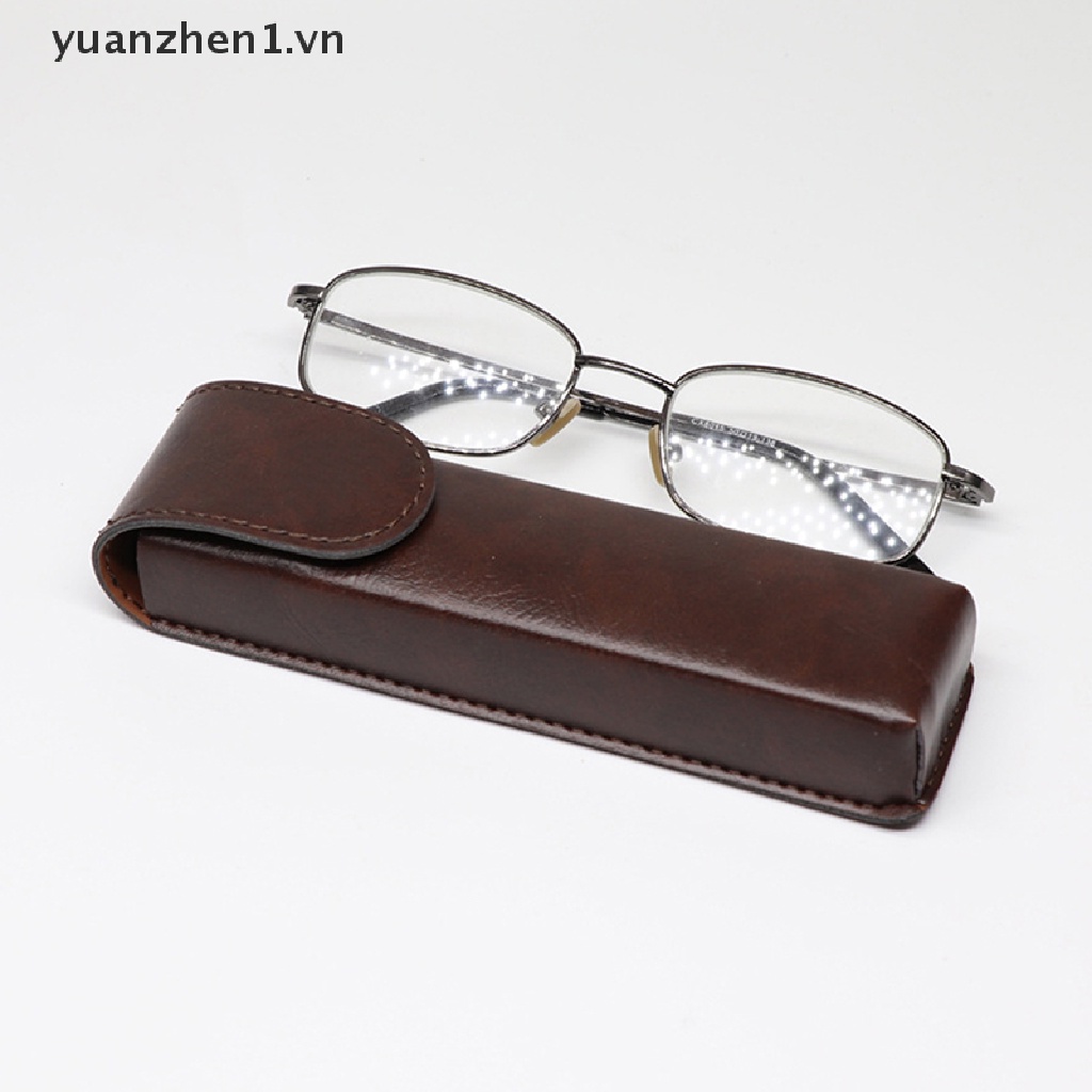 Hộp Đựng Mắt Kính Bằng Da Phong Cách Cổ Điển