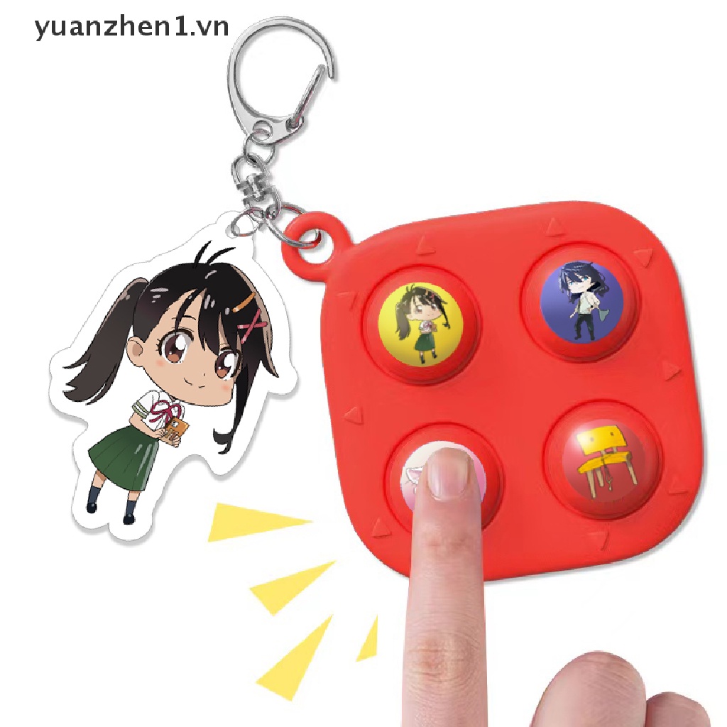 1 Móc Khóa Hình Nhân Vật Anime Dễ Thương