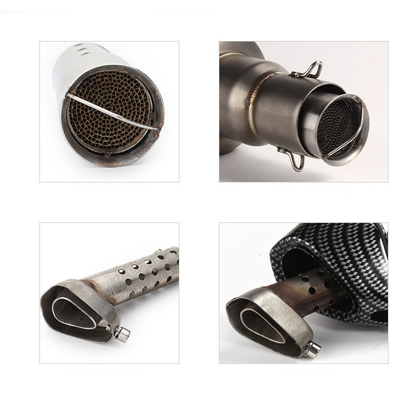 Ống Xả Khí Thải Giảm Thanh Bằng Inox Chuyên Dụng Cho Xe Mô Tô