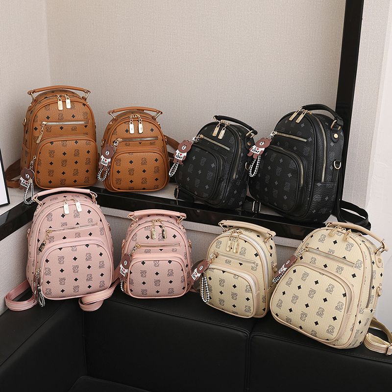 Chuwanglin Balo Da Cỡ Lớn / Nhỏ In Họa Tiết Thời Trang Cho Nữ