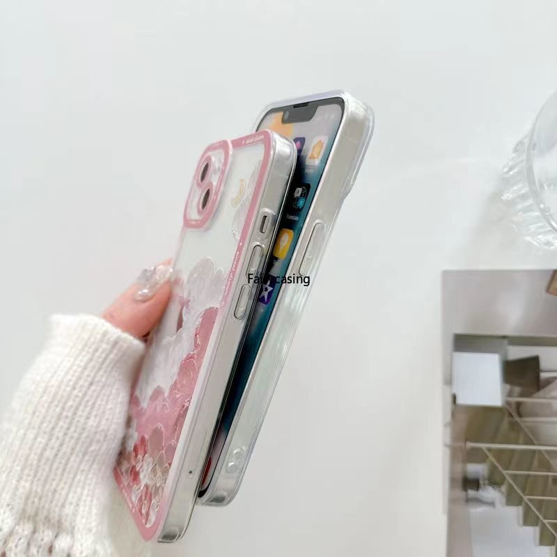 Ốp Điện Thoại Silicone Mềm Trong Suốt Chống Sốc In Hình Tranh Sơn Dầu Cho iPhone 14 13 12 11 Pro Max 7 8 Plus X XS XR SE