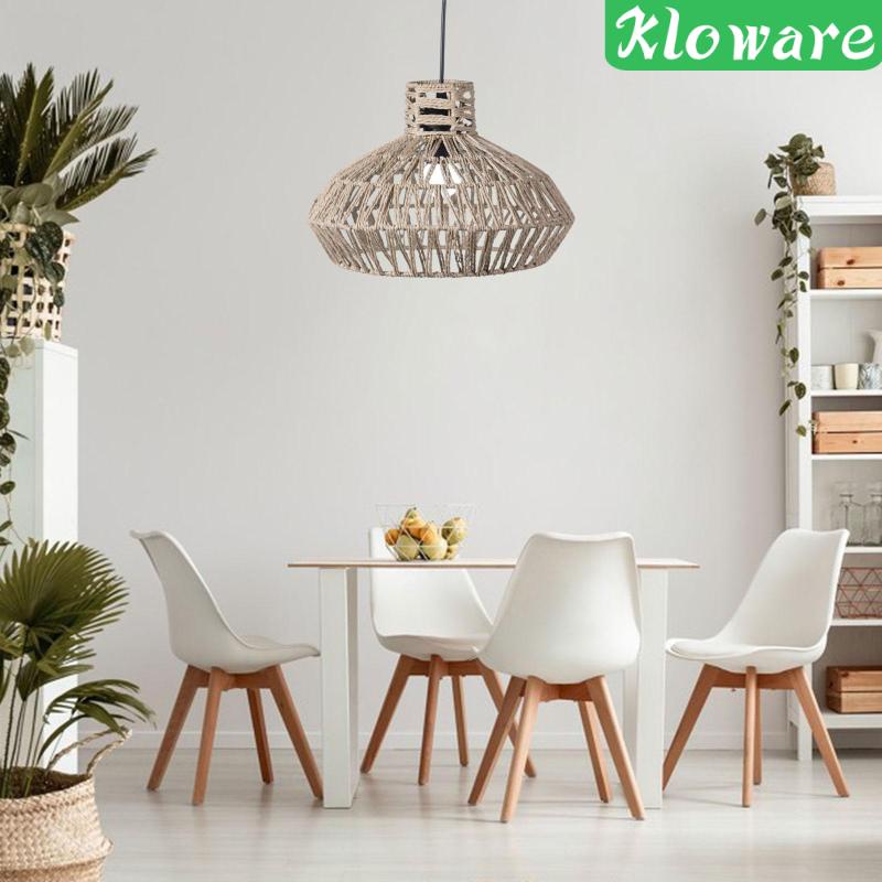 [Kloware] Chụp Đèn Trần Dây Bện Cố Định Mặt Dây Thừng