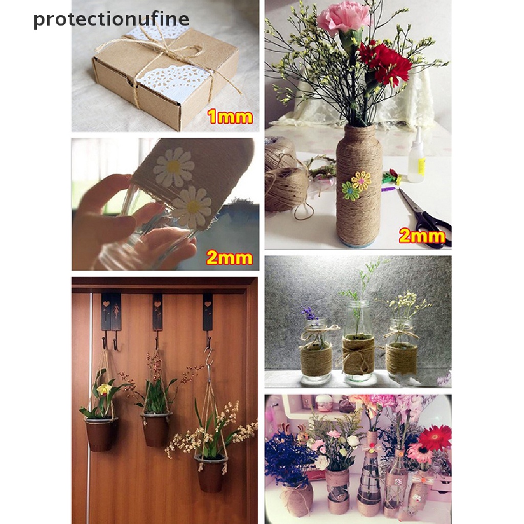 Cuộn Dây Đay Khô Tự Nhiên 100M PR3VN Dùng Làm Đồ Thủ Công DIY