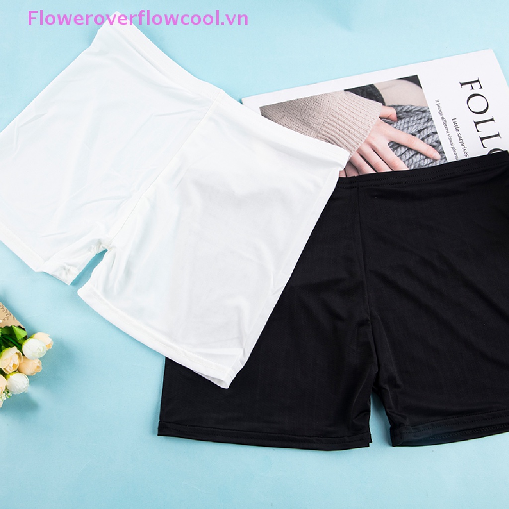 Quần Lót An Toàn Mặc Trong Váy Vải Cotton Mềm Phối Ren Không Đường May Thời Trang Mùa Hè Cho Bạn Gái