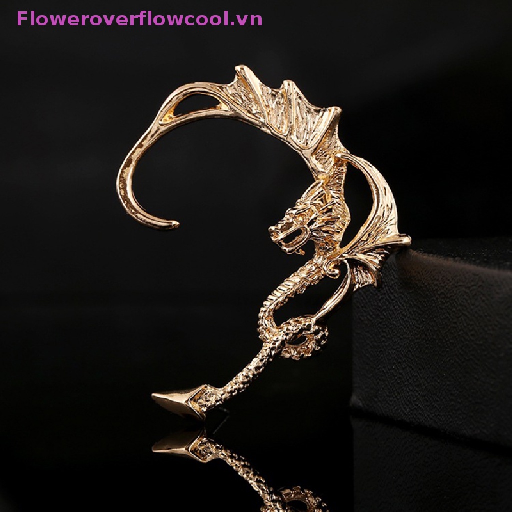 Khuyên Tai Hình Rồng Phong Cách Gothic Punk Cổ Điển Cho Nam Và Nữ