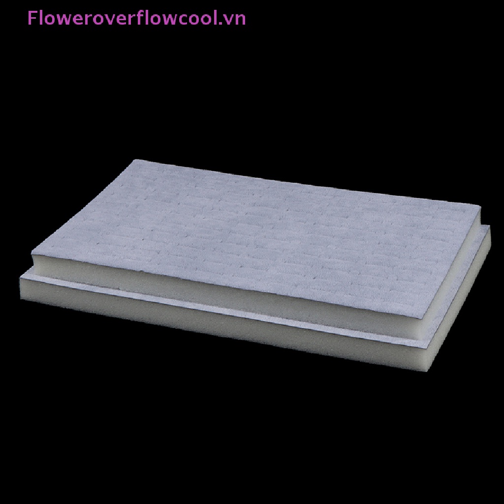 1 Khay Xốp Lót Trang Sức Lót Nhung DIY