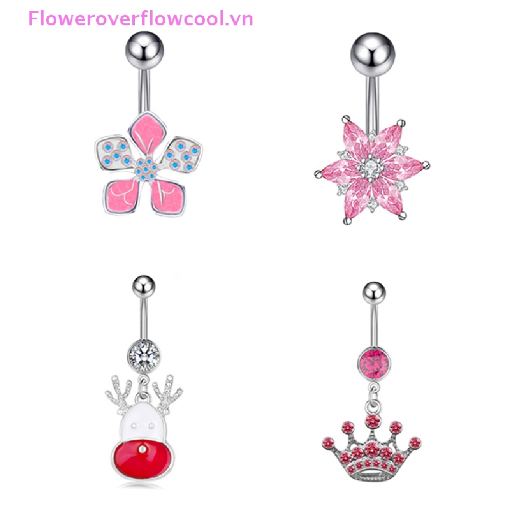 Khuyên Rốn Đính Đá Chất Lượng Cao