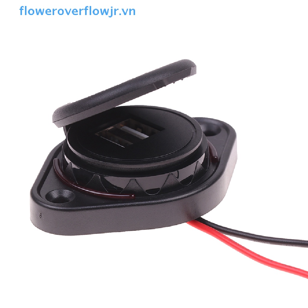 Tẩu Sạc Hai Cổng USB 3.1A Chống Nước Cho Xe Hơi