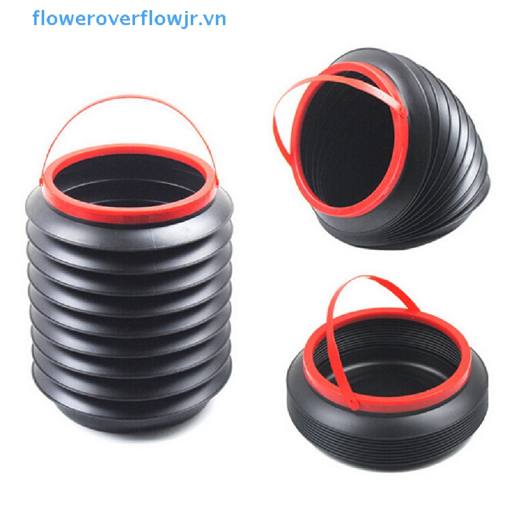 Thùng Đựng Rác 4L Có Thể Gấp Gọn Tiện Dụng Khi Đi Câu Cá / Cắm Trại