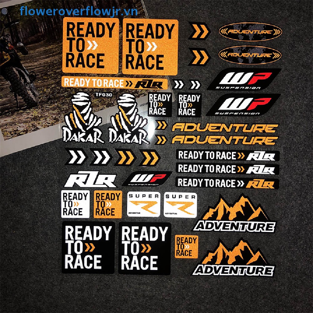 Sticker Phản Quang Dán Trang Trí Xe Mô Tô KTM Duke 125 200 390 690 990 1290 Adv SXF EXC EXC-G XC XCW