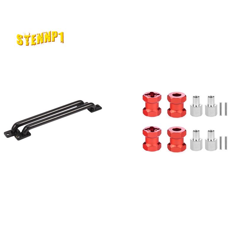 Set 2 Vỏ Bọc Tay Lái Mở Rộng 12mm 15mm Bằng Kim Loại Cho TRX4 SCX10 90046 D90 D110 / 75Mm &amp; 1 Bộ