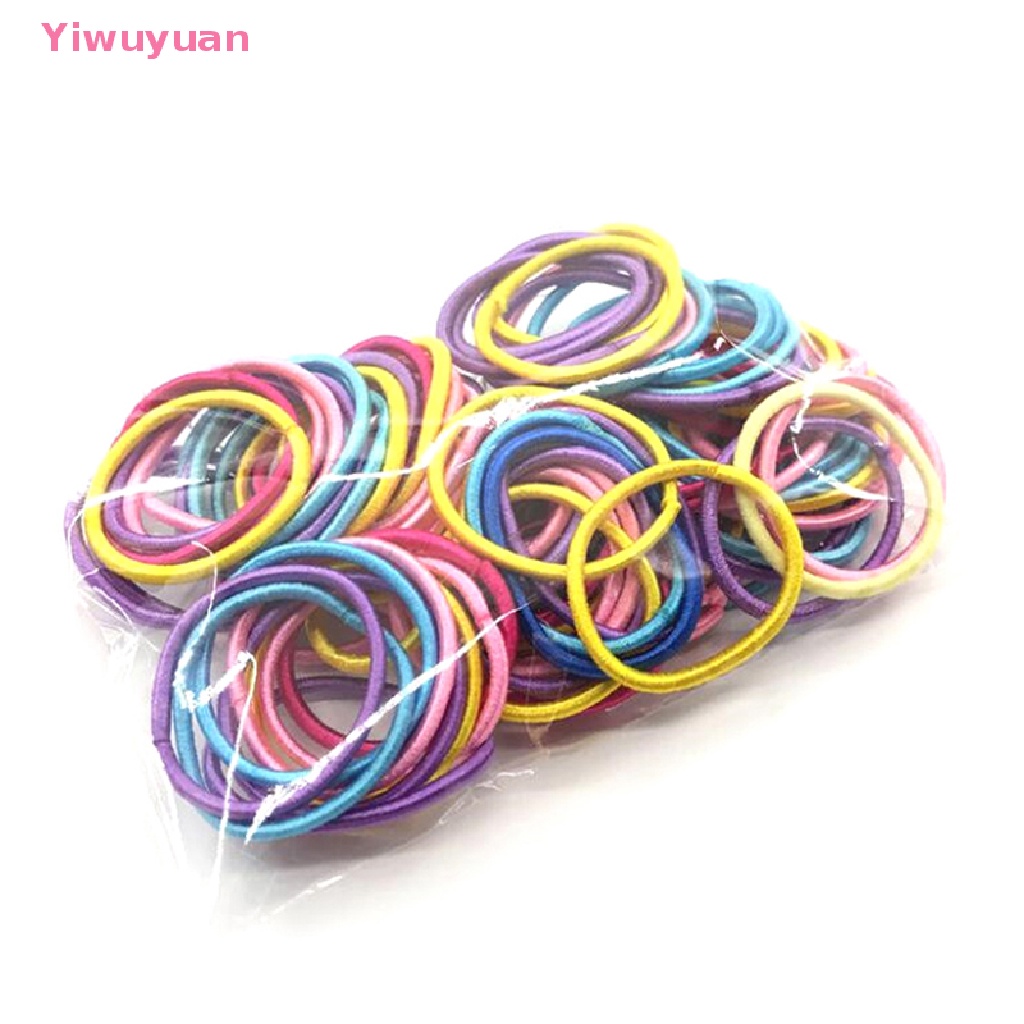 (MớI) Dây BuộC TóC Co DãN NhiềU MàU &gt; 100 CáI