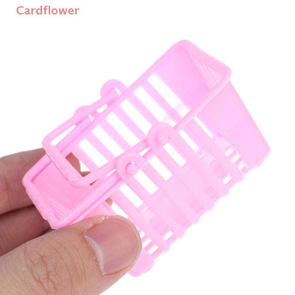 Bộ 2 Giỏ Mua Sắm Đồ Chơi Mini Cho Nhà Búp Bê Mới