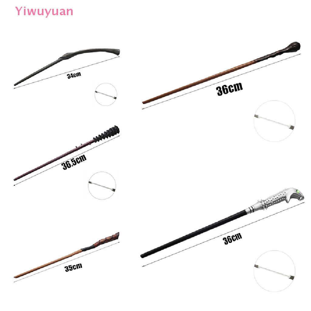 &lt; Yiwuyuan &gt; Hộp Đũa Phép Kim Loại Harry Potter 35-40cm Mới