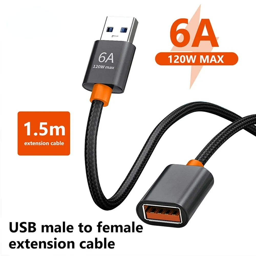 Dây Cáp Truyền Dữ Liệu Tốc Độ Cao 6A 7A 3.0 Cho Máy Tính / TV