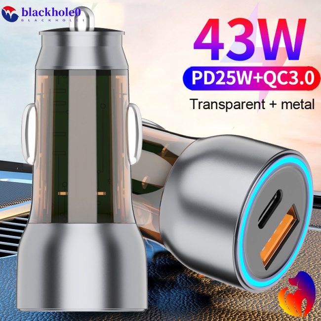 Tẩu Sạc Nhanh 43w Cổng Type-c PPS Pd Qc3.0 Chuyên Dụng Cho Iphone / ipad Samsung Galaxy