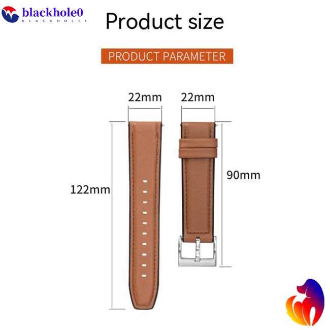Dây Đeo Thay Thế Bằng Da Và Silicon Hai Mặt 22mm Tương Thích Với Huawei Watch Buds