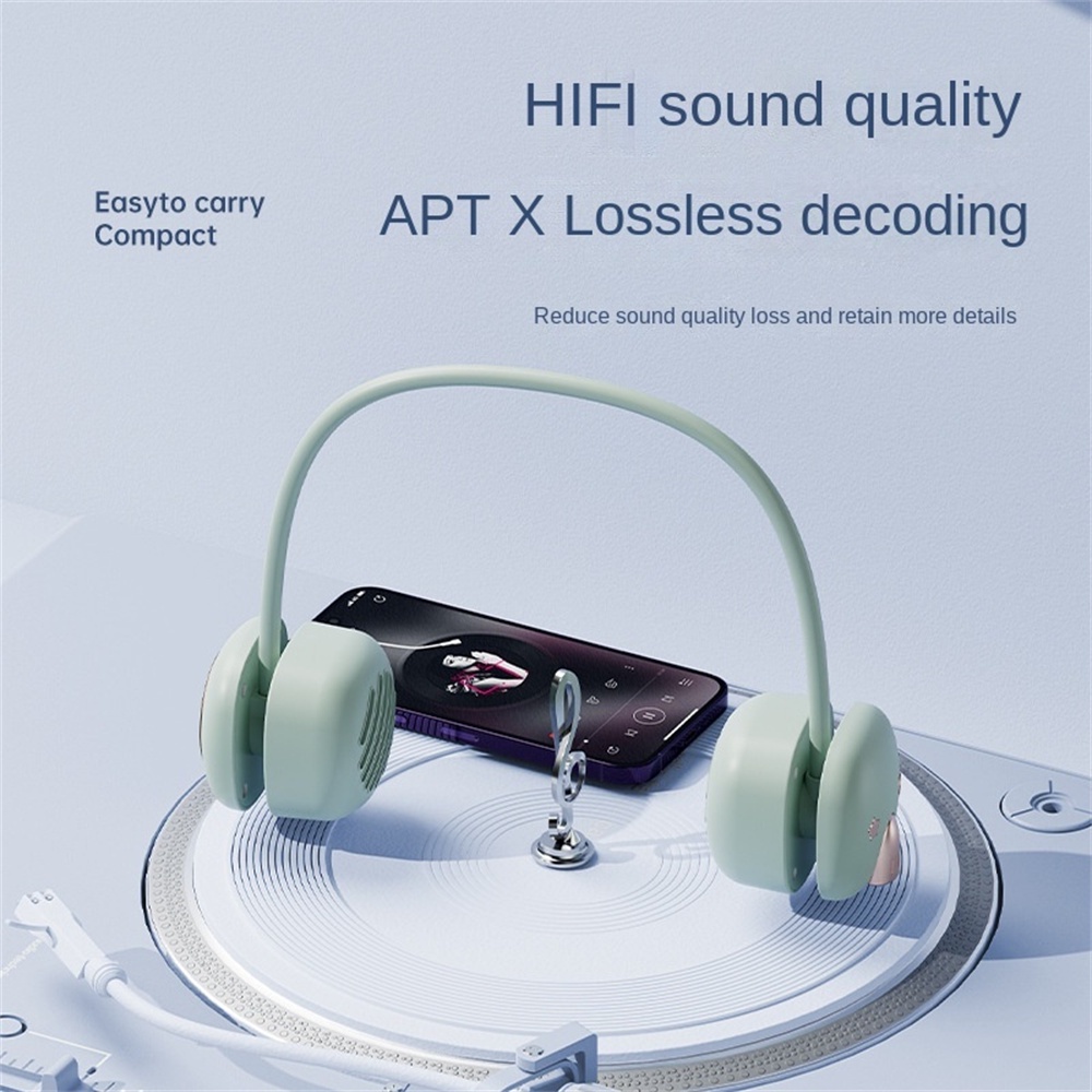 Loa Bluetooth 2023 Đeo Cổ Tự Động Nhỏ Gọn Phù Hợp Với Đường Cong Cổ