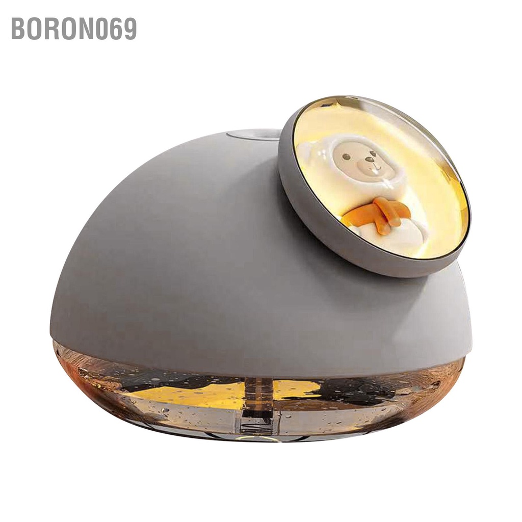 Boron069 Máy tạo độ ẩm mini cầm tay USB để bàn dễ thương với ánh sáng không khí đầy màu sắc cho văn phòng tại nhà
