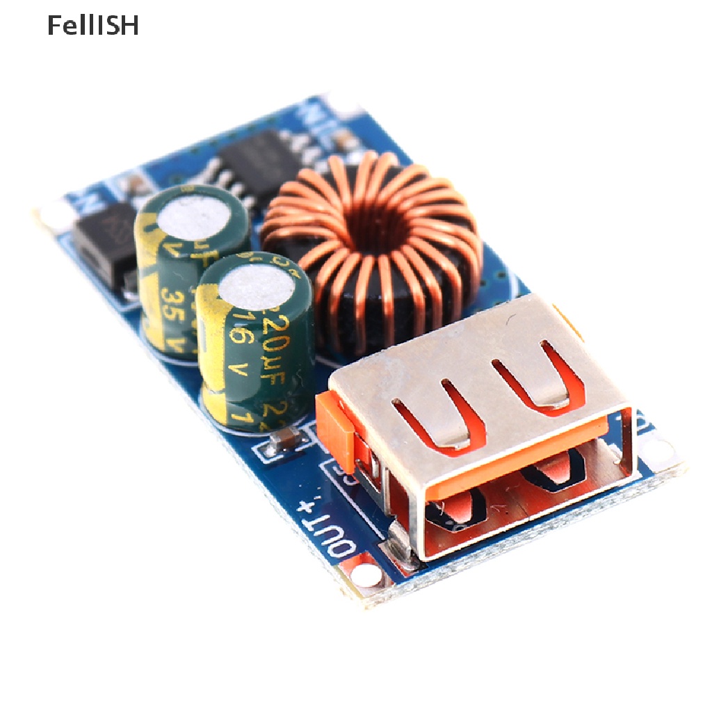 Mô Đun Hạ Áp USB DC 12V 24V Sang QC3.0 Sạc Nhanh Cho Điện Thoại Huawei Samsung 439br