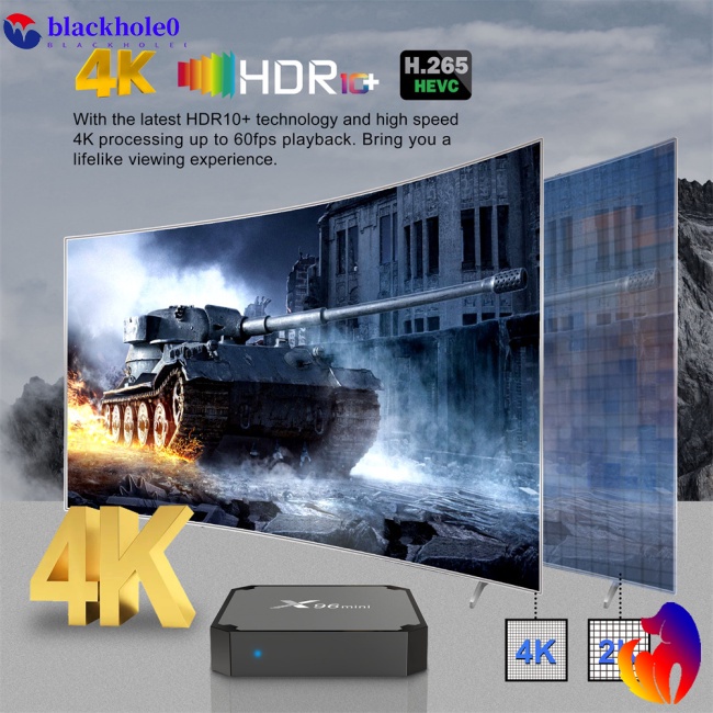 Tv Box X96Mini Android 11 S905w2 Lõi Tứ 2.4g 5.8g Có Điều Khiển Từ Xa Và Phụ Kiện