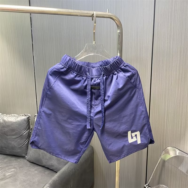 Quần Short Thể Thao Dáng Rộng Màu Gradient Nhanh Khô Phối Dây Rút Cá Tính Cho Nam