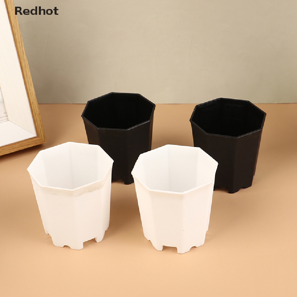 &lt; Redhot &gt; Set 10 Chậu Trồng Cây Hình Vuông Mini Trang Trí Sân Vườn