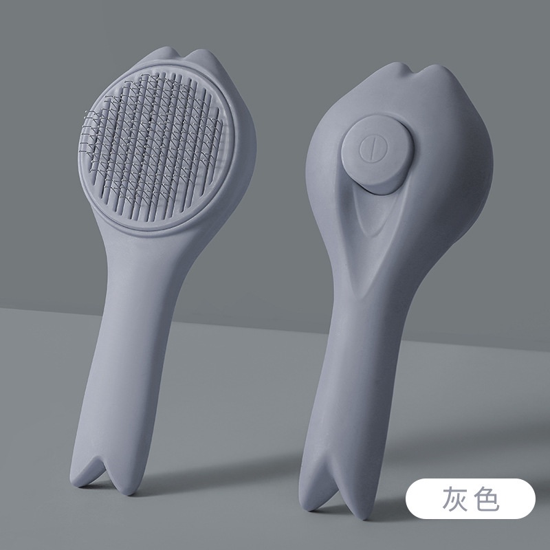 Lược Chải Lông Cầm Tay Hình Cá Vàng Cho Thú Cưng