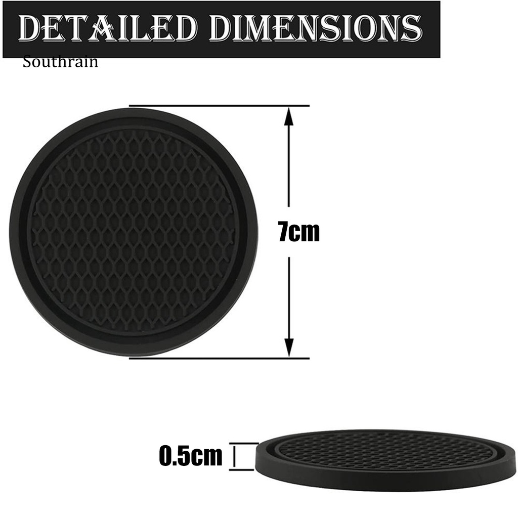 Set 4 Giá Đỡ Cốc Chống Trượt Chống Thấm Nước Thông Dụng Cho Xe Hơi