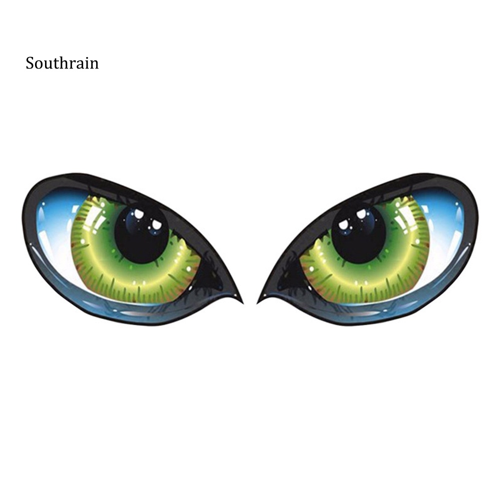 1 Cặp Miếng Dán Phản Quang Tự Dính Trang Trí Gương Chiếu Hậu Xe Hơi