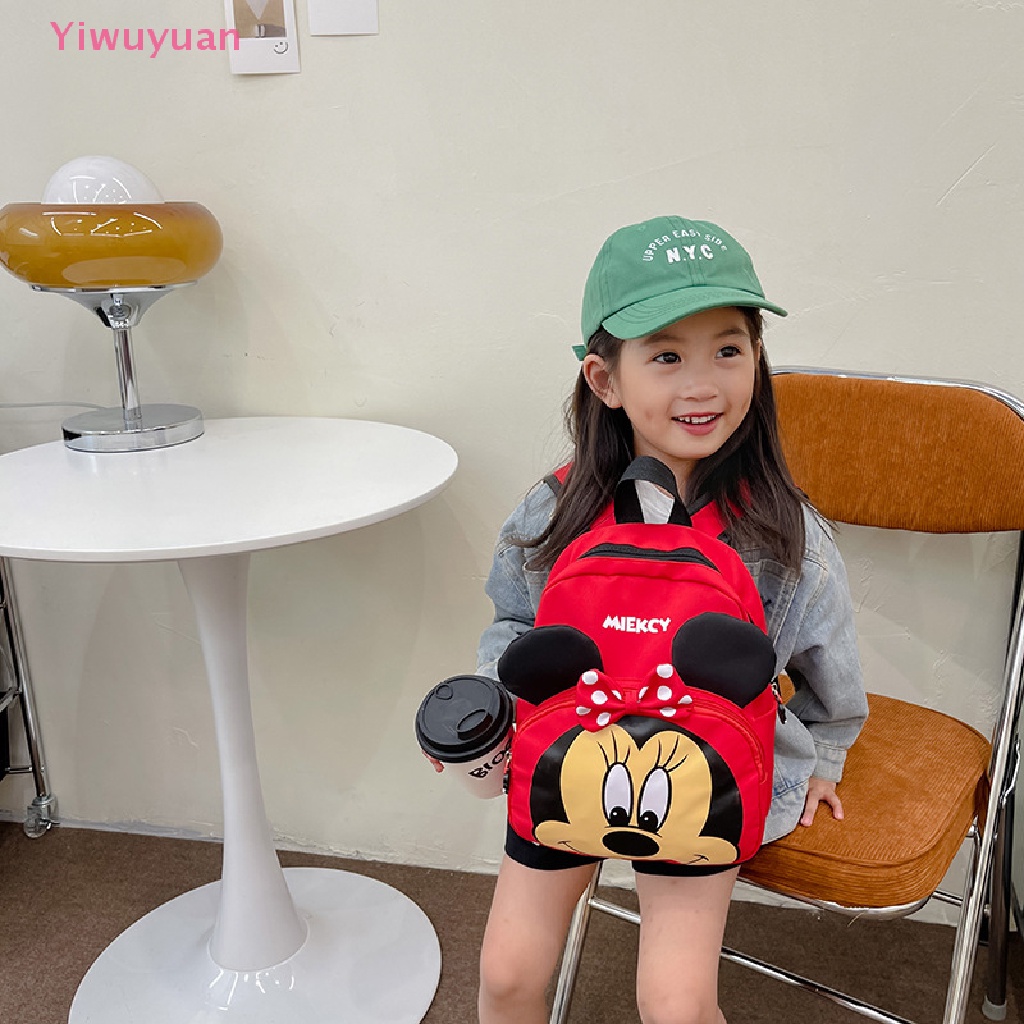 Ba Lô Đi Học / Du Lịch Đính Tai Chuột Hoạt Hình Dễ Thương Cho Bé Mới