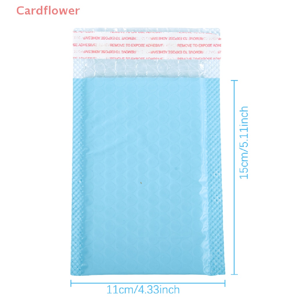 10 Túi Thổi Phồng Màu Xanh Dương Nhạt 15X11cm Mới