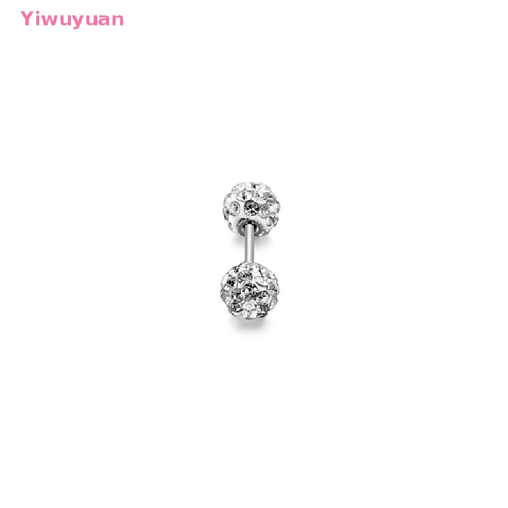 1 Khuyên Tai Bạc 925 Đính Đá Zircon Thời Trang Mới