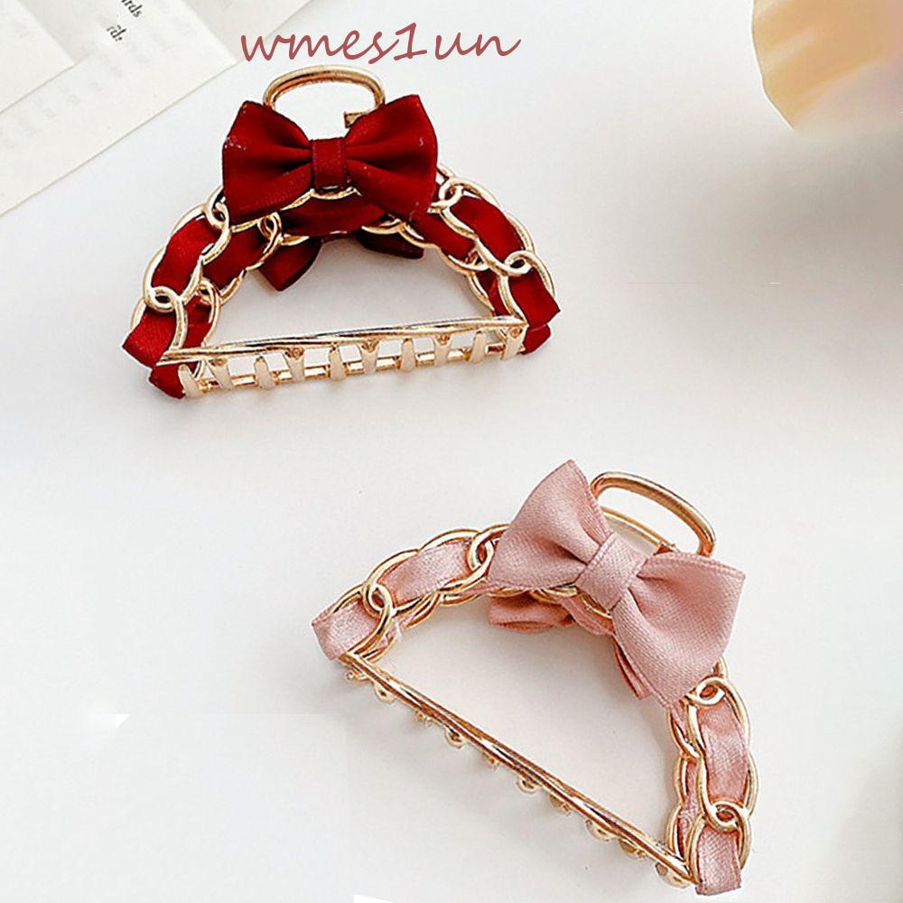 Kẹp Nơ WMES15H Phong Cách Vintage Thanh Lịch Dễ Phối Đồ Dành Cho Nữ