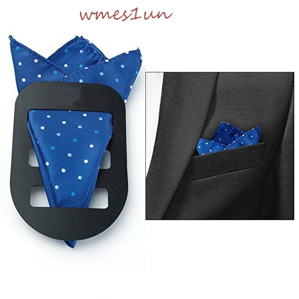 Set 3 Kẹp Cố Định Khăn Quàng Cổ Hình Vuông Bỏ Túi WMES15H Chất Liệu PE Tiện Dụng