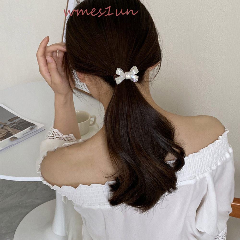 Dây Buộc Tóc Cao Su Thắt Nơ Dễ Thương WMES15H Acetate