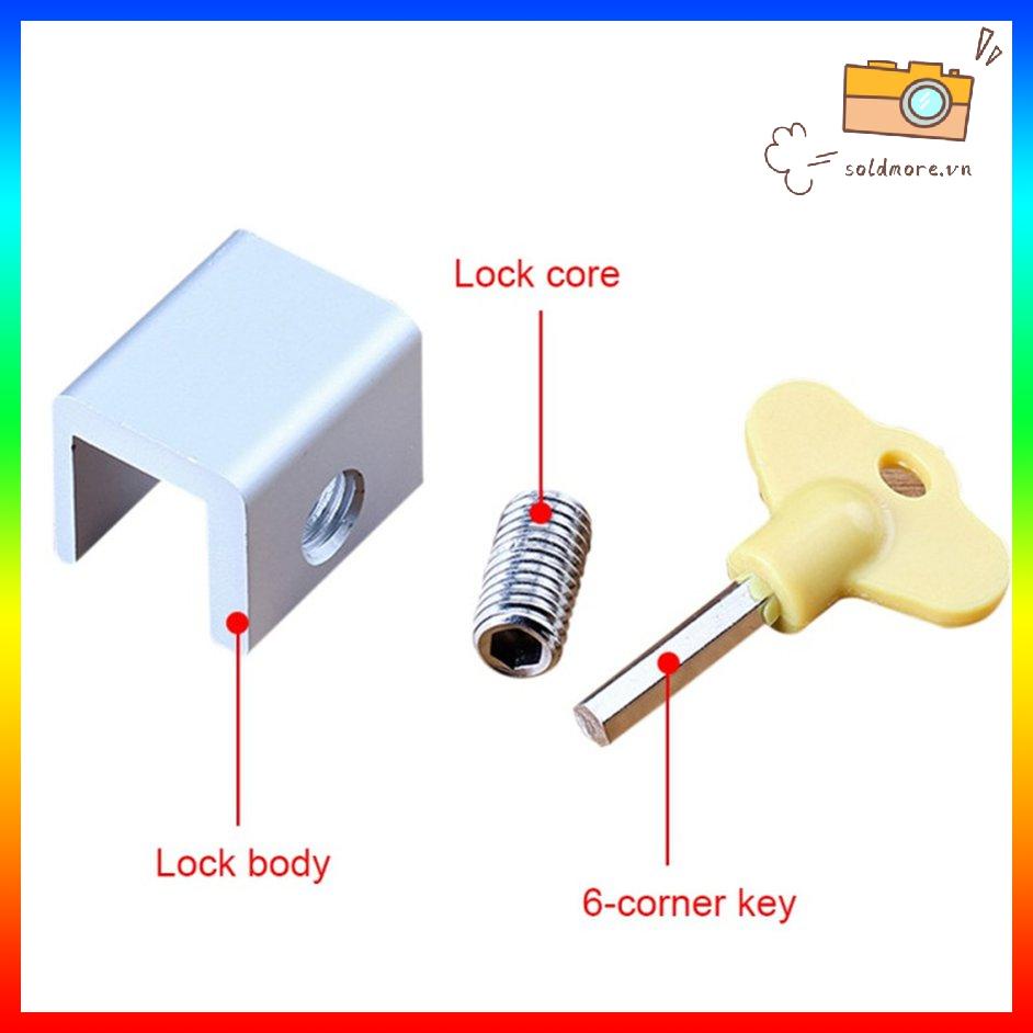 Khóa An Toàn Cho Trẻ Em Cửa Trượt Và Cửa Sổ Trẻ Em Chống Kẹp Khóa An Toàn Khung Cửa Sổ Trượt Chặn Khóa Tủ
