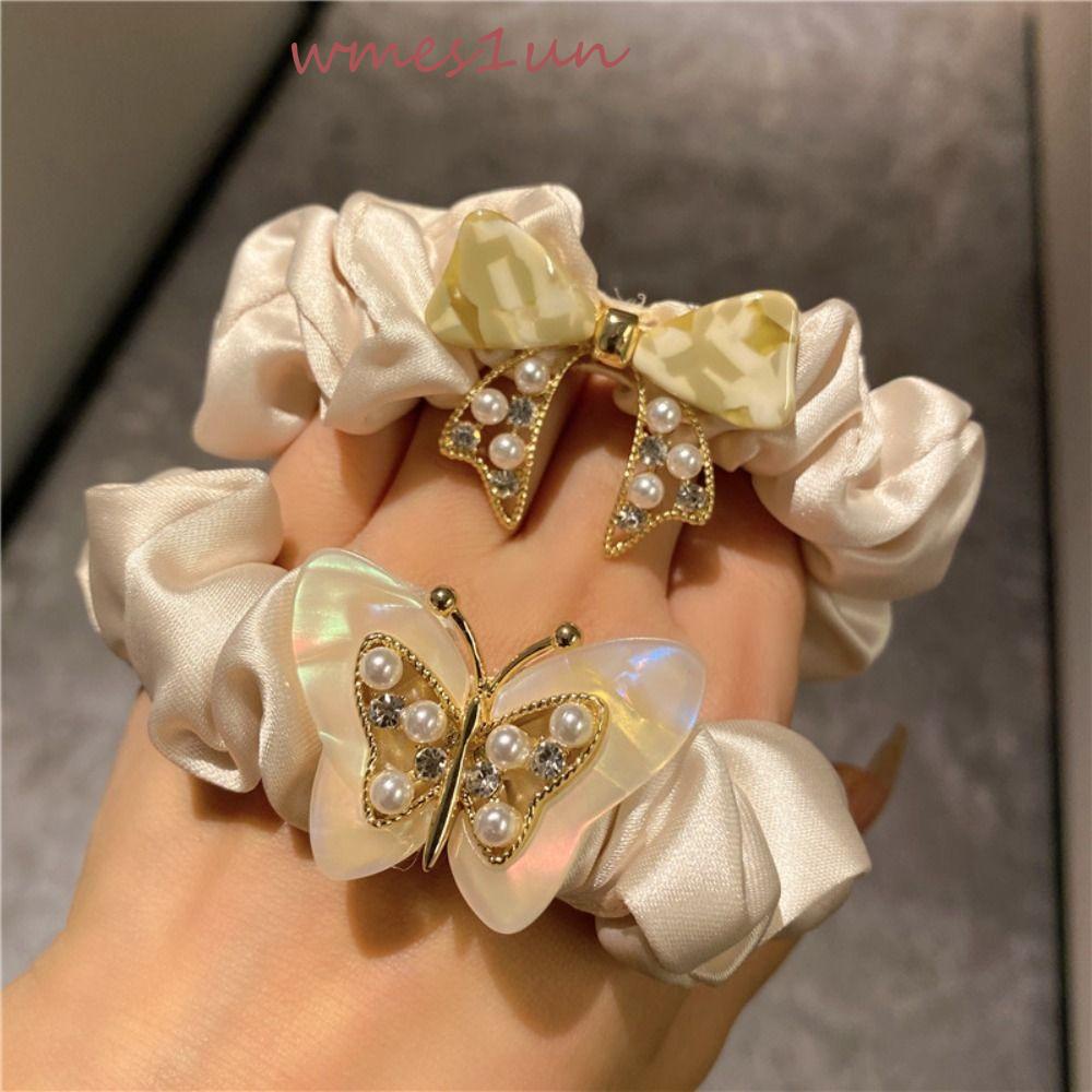 Dây Cột Tóc Bản Lớn 15H Phong Cách Vintage Ngọt Ngào Cho Nữ