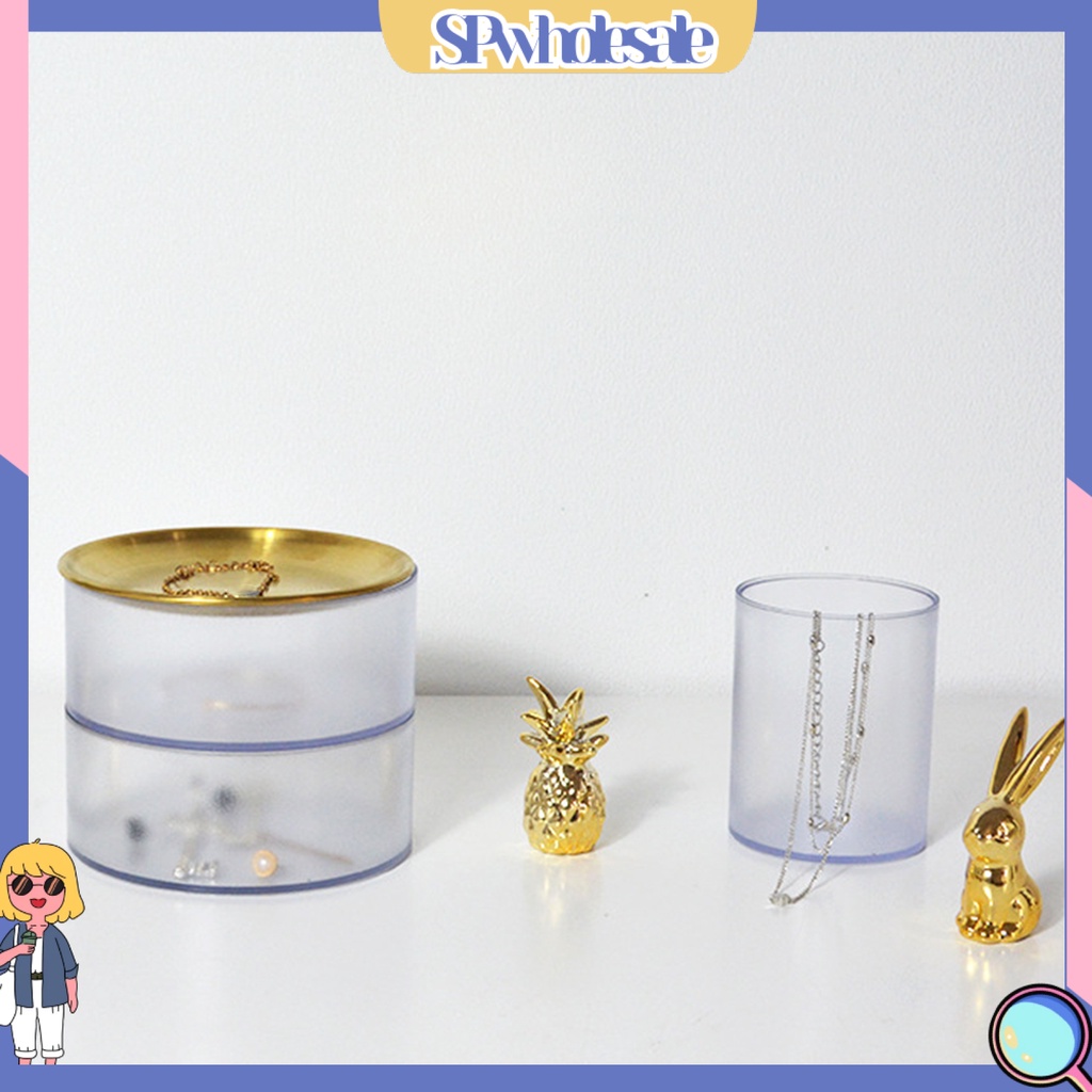 &lt;SPwholesale&gt; Giá Đỡ Trang Sức Nhiều Tầng Bằng Nhựa ABS Trong Suốt