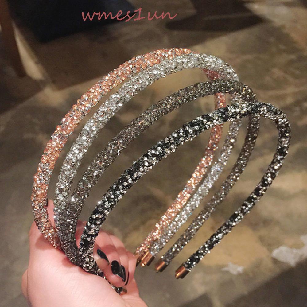 Wmes15h Băng Đô Nữ Hàn Quốc Sáng Bóng|Mũ Trùm Đầu Mềm Mại Tiện Dụng